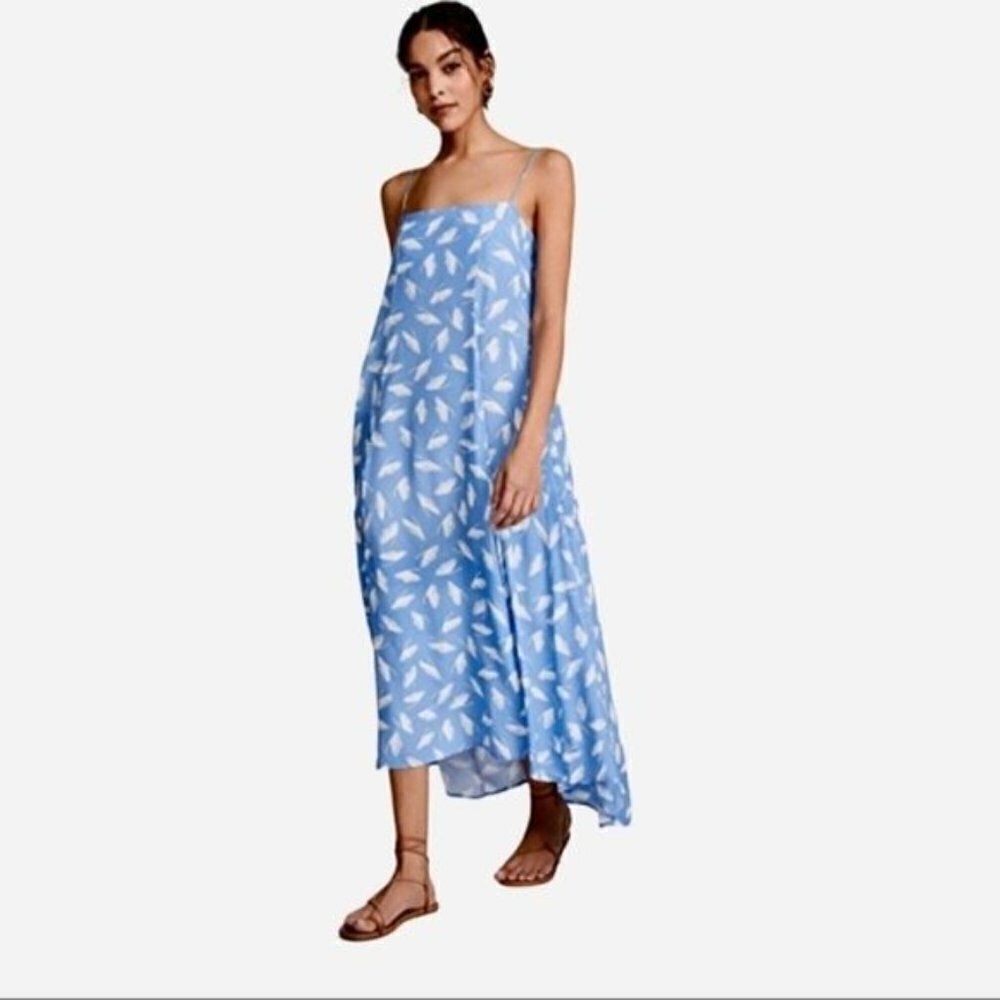 Anthropologie Capulet NWT Anabella Midi Dress In Ginkgo Size Small - Picture 13 of 15